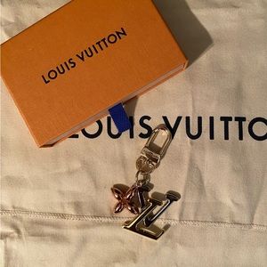 Great gift! Like New LV New Wave Tri-color bag charm